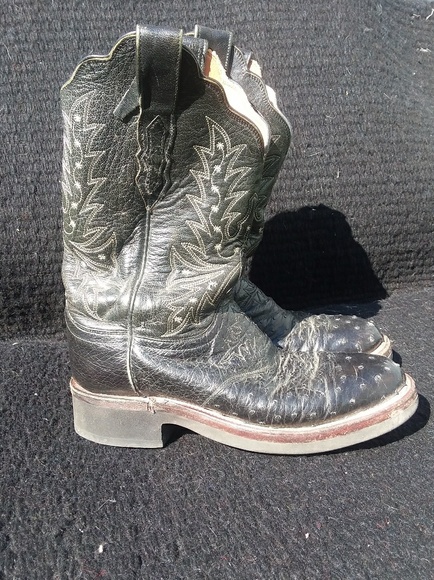 Lucchese Shoes - Lucchese 2000 Ostrich Women's Western Boots 9.5B